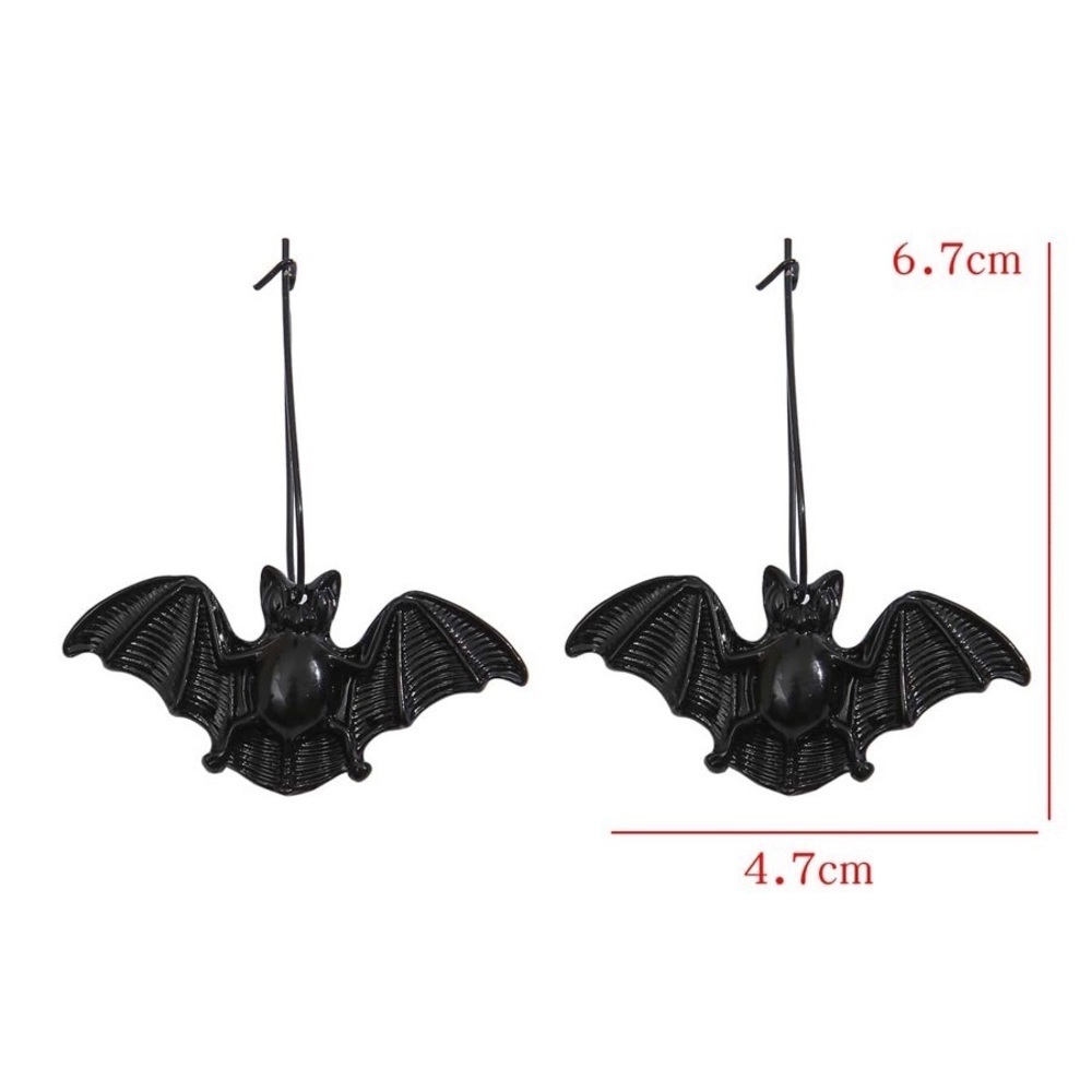 Any 2/$20! Black Bat Ear Wire Earrings - Picture 4 of 6